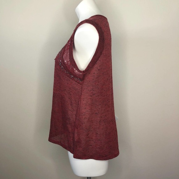 Self Esteem Embellished Tank Top XL - Picture 3 of 8